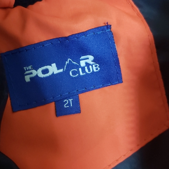 The Polar Club Orange Boy's  Hoodie Coat Size 2T - Picture 4 of 7